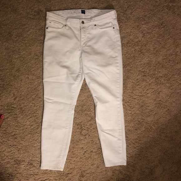GAP Denim White Ankle Legging Jeans Size 30 Regular - Picture 6 of 8
